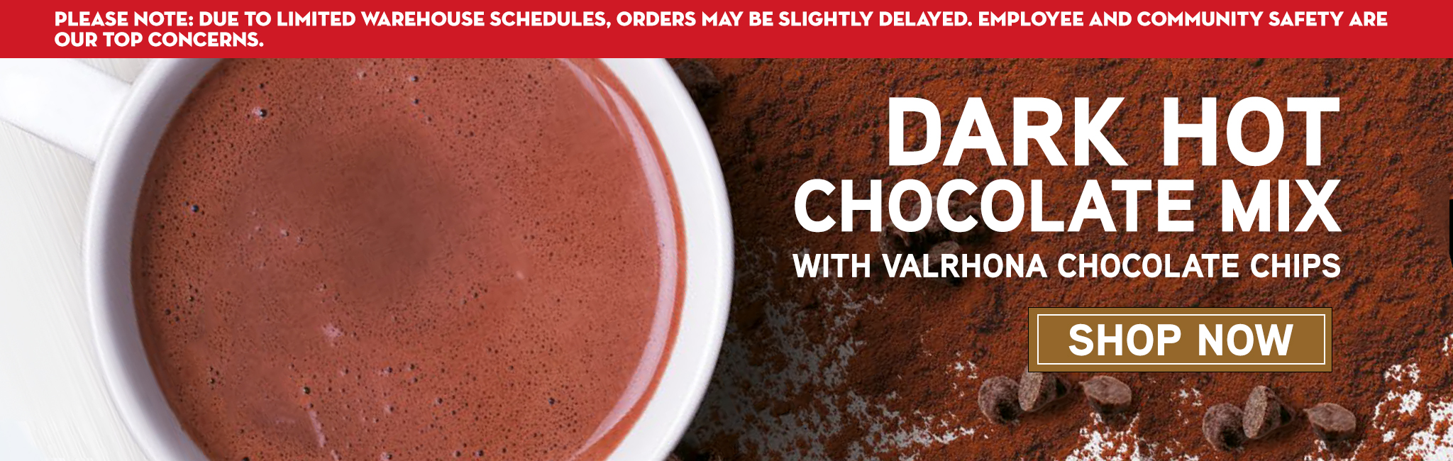 SHOP VALRHONA DARK HOT CHOCOLATE